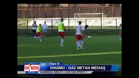 Cristian Dulca despre Dinamo vs Gaz Metan NovaTv Mediaş YouTube