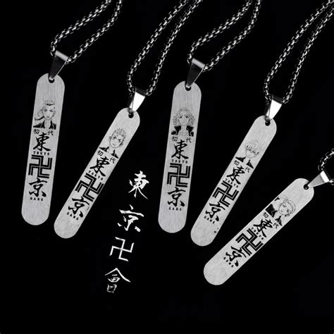 Tokyo Revengers Necklace For Women Japanese Anime Accessories Stainless