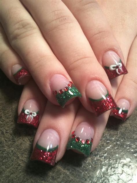 25 Most Beautiful And Elegant Christmas Nail Designs Christmas Nail Art Designs Holiday Nail