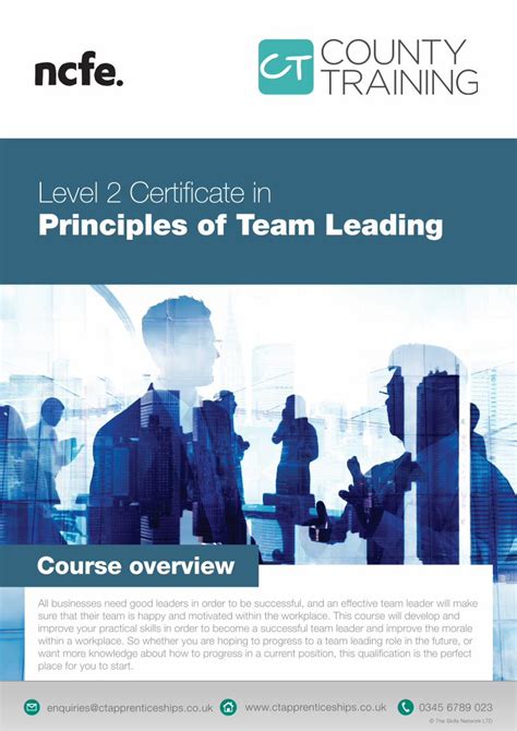 PDF Level 2 Certificate In Principles Of Team Leading Principles Of