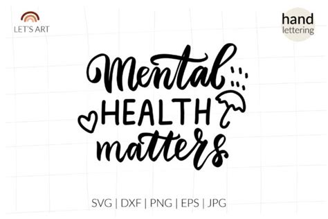 Mental Health Matters Svg Graphic By Letsartshop · Creative Fabrica