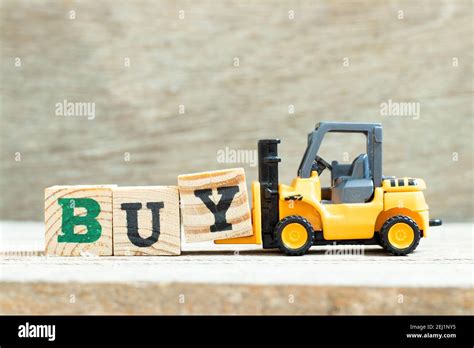 Toy Forklift Hold Letter Block Y To Complete Word Buy On Wood