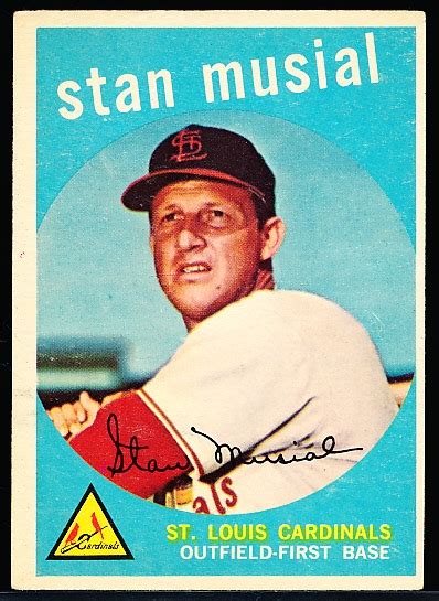 Lot Detail - 1959 Topps Baseball- #150 Stan Musial, Cards