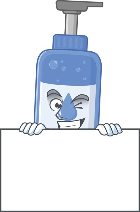 gel hydroalcoolique dessin animé personnage 21289257 Telecharger