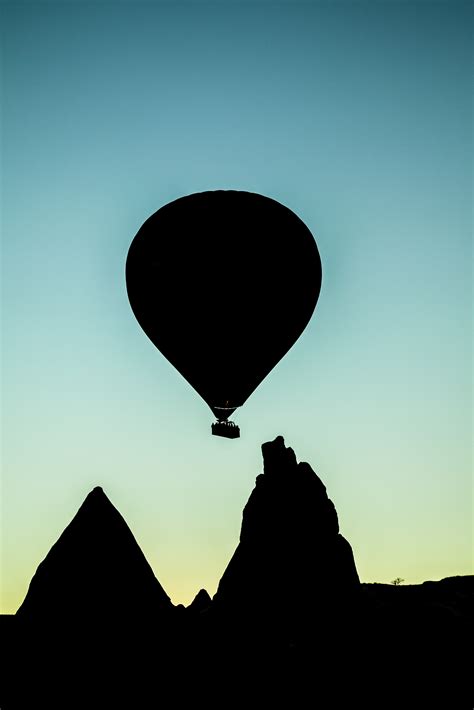 Gambar Bayangan Hitam Sayap Langit Balon Udara Suasana