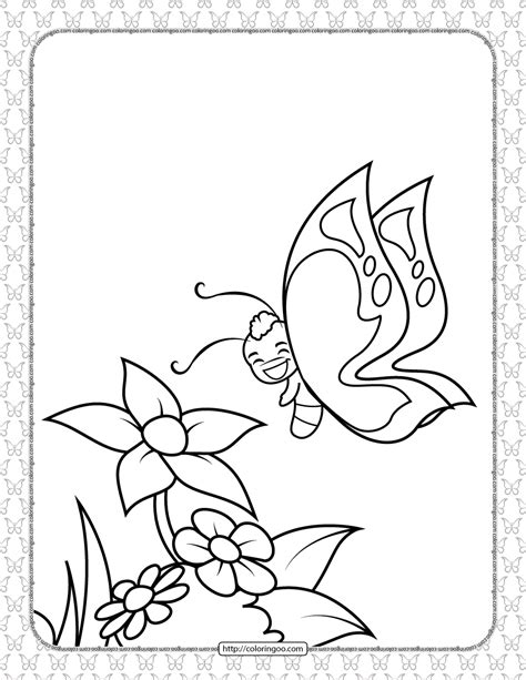 Butterfly Coloring Pages Pdf - Free Printable Templates