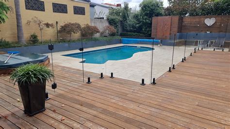 Melbourne Glass Pool Fencing Frameless Semi Framed Pool Fencing