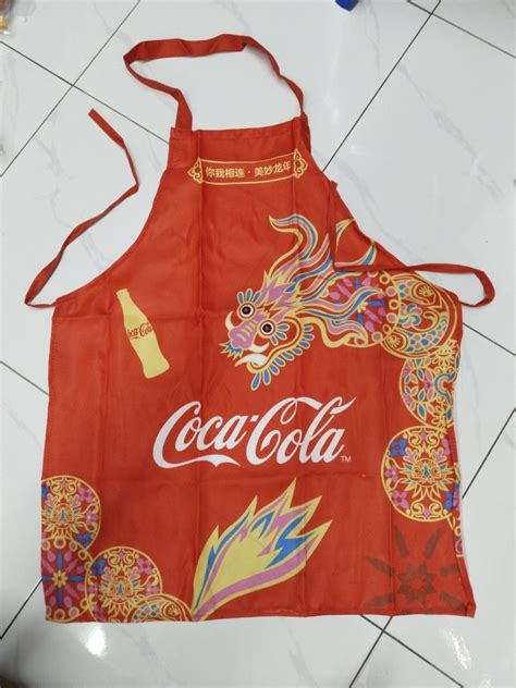 Coca Cola Coke Dragon Year Cny Apron Hobbies And Toys Collectibles