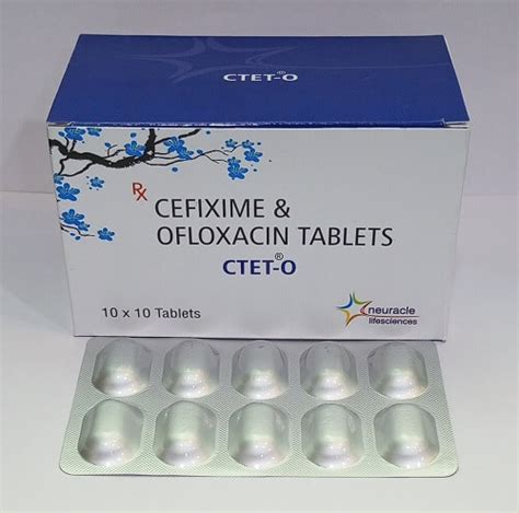 Cefixime And Ofloxacin Tablets Manufacturer Supplier And Franchise In