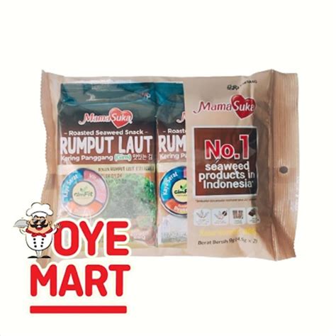 Jual MAMASUKA RUMPUT LAUT RASA SAPI PANGGANG KOREA 4 5G X 2 NORI