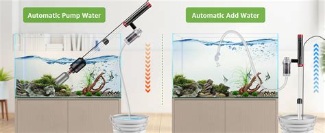 Amazon Suness Electric Aquarium Vacuum Gravel Cleaner W Fish