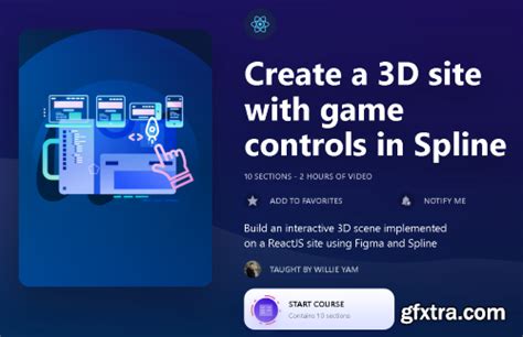 DesignCode Create A 3D Site With Game Controls In Spline GFxtra