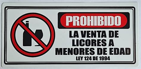 Se Alizaci N Prohibido Venta De Licores A Menores De Edad C Digo Se