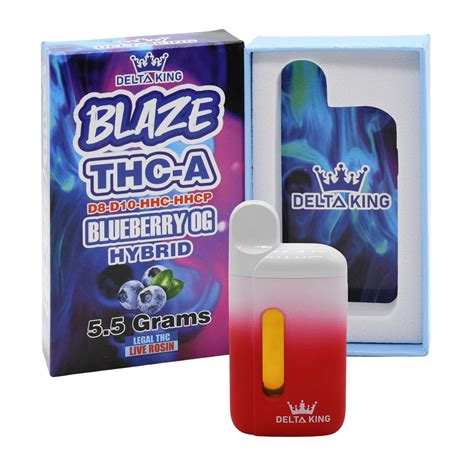 Thca Vape 5 5gr Liquid Diamonds Blaze Blend Delta 8 Delta 10 And Hhc