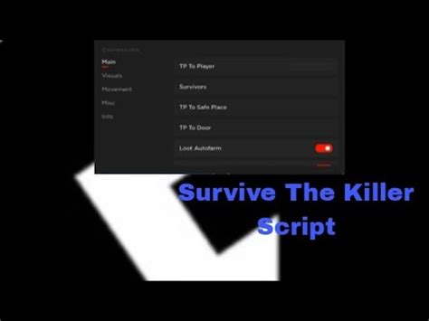 Survive The Killer Script Arceus X Fluxus Delta Pastebin No