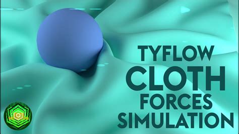 Tyflow Dynamic Cloth Forces Simulation Animaton Tutorial Dsmax