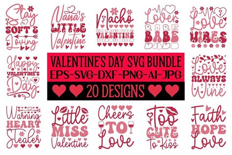 Valentines Day Svg Bundle Bundle · Creative Fabrica