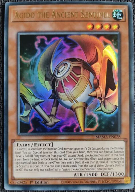 Yugioh Mama En Agido The Ancient Sentinel Ishizu Ultra Rare Ebay