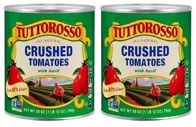 Tuttorosso Crushed Tomatoes With Basil Can Pack Ebay