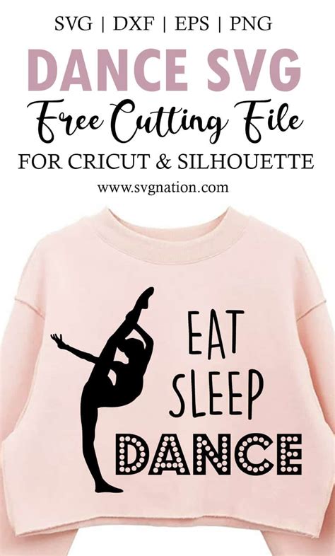 Eat Sleep Dance SVG Free High Qualify SVG Cut Files