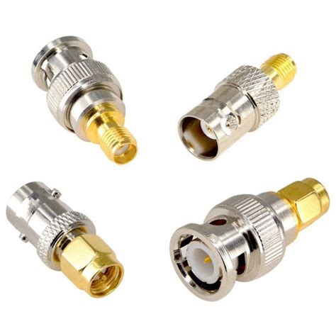 Sma To Bnc Kits 2 Set Rf Adapter Connector Kits For Sdr Ham Radio Uv 5r Uv82 V 5r5 Two Way