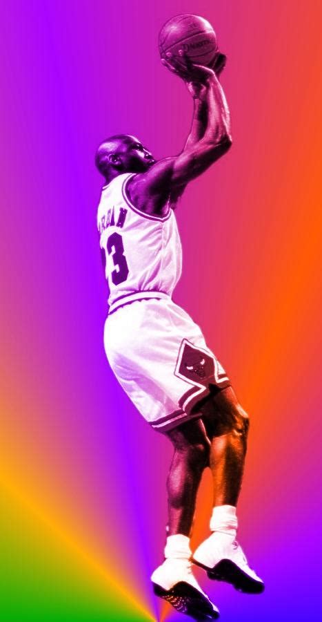 Michael Jordan Shooting 7 Digital Art by Bob Smerecki - Pixels