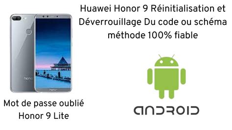 Huawei Honor 9 Réinitialisation Et Déverrouillage Du Code Ou Schéma Méthode 100 Fiable Youtube