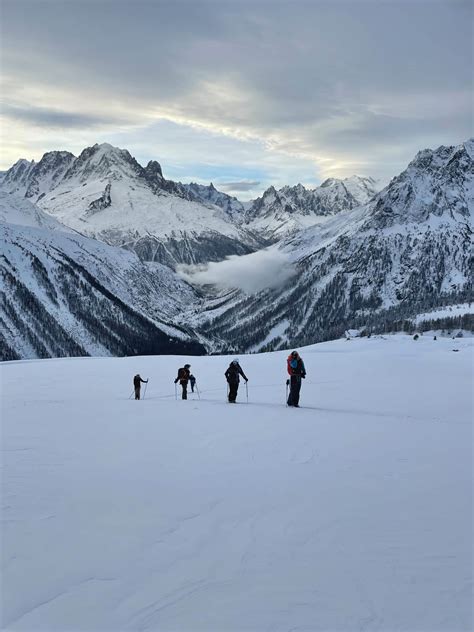 Try ski touring in Chamonix with many wonderful off-piste routes