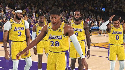 Rui Hachimura Lakers Debut Spurs Vs Lakers Insane Realism Nba K