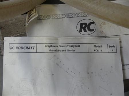 Sableuse Pneumatique Portative Rodkraft Rc Rodkraft