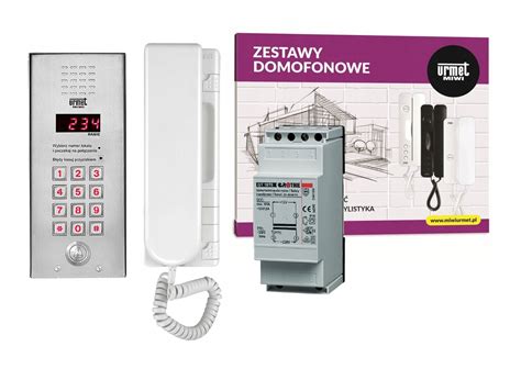 Zestaw Domofonowy Jednorodzinny Miwi Urmet Basic Vertical Bia Y