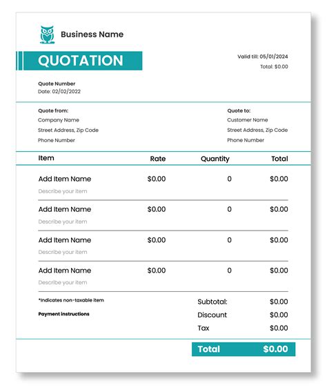 Free Quotation Templates Download In Excel Doc And Pdf