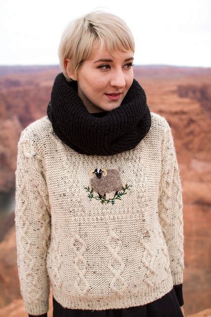 Sheep Jumper Fashion Knitting Turtle Neck