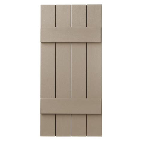 Ply Gem 15 In X 31 In Polypropylene Plastic 4 Board Closed Board