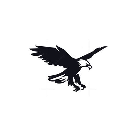 Flying Eagle Logo Gambar Abstrak Elang