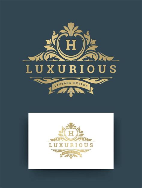 Luxury Logo Monogram Crest Template Design Illustration 45907991