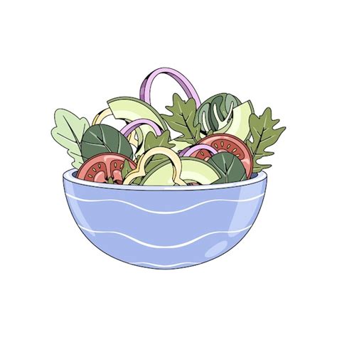 Premium Vector Hand Drawn Healthy Food Vegetable Illustration