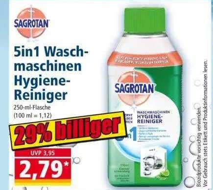 Sagrotan 5in1 Waschmaschinen Hygiene Reiniger Angebot Bei NORMA