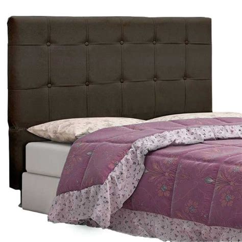 Cabeceira T Quio Para Cama Box King Cm Suede Marrom Js M Veis