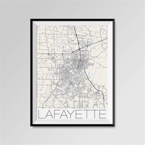 Printable Map Of Lafayette La