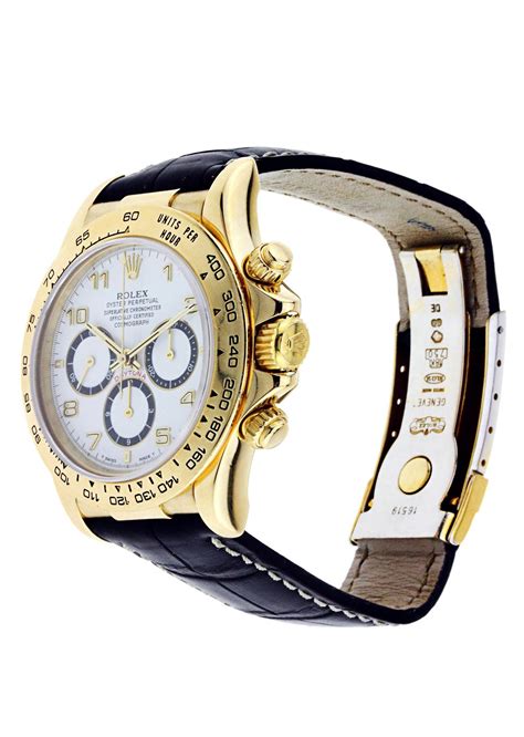 Rolex Daytona | 18K Yellow Gold | 40 Mm – FrostNYC