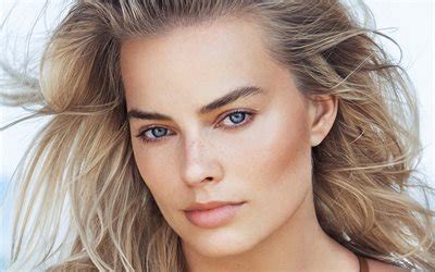 Descargar Margot Robbie Retrato Cara Maquillaje De La Actriz