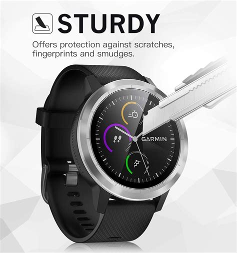 Garmin Vivoactive 3 Screen Protector Tempered Glass Smartwatchbanden Nl