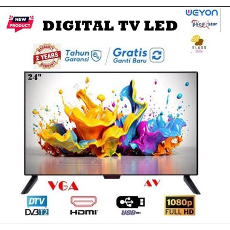 Jual Promo Tv Led Digital Smart Inch Fhd Support Hdmi Vga Usb