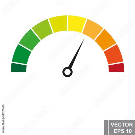 Scale Of Measurement Heat Speed Arrow From Green To Red For Your