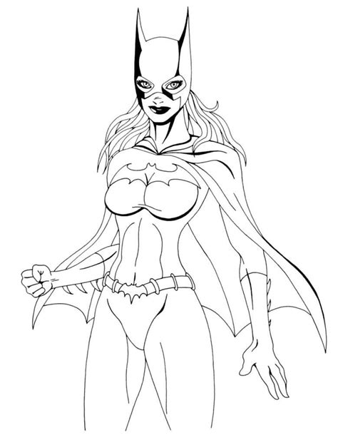 Desenhos De Batgirl Incr Vel Para Colorir E Imprimir Colorironline