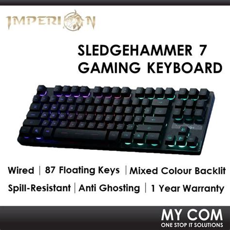 Imperion KG S07C Sledgehammer 7 Mecha Membrane Wired Gaming Keyboard