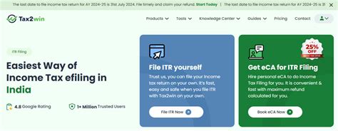 How To File Income Tax Return Online For Salaried Employee Tax Win