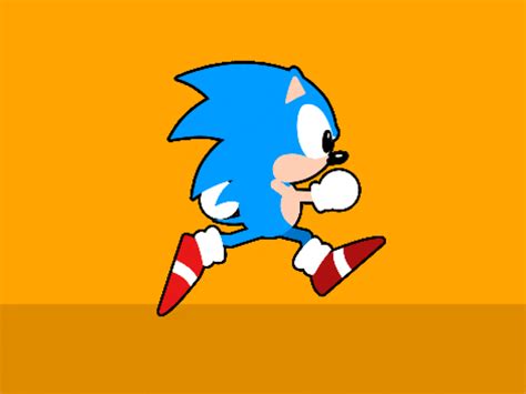 Sonic Running Animated 