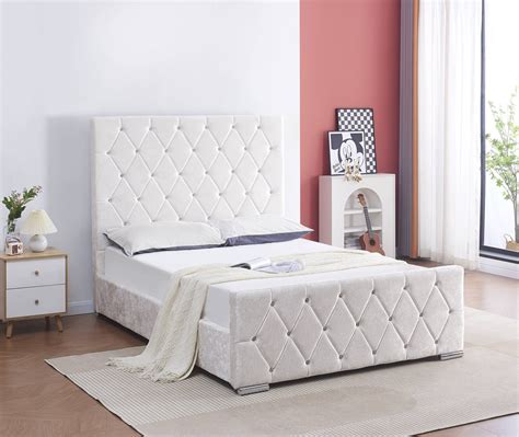 White Bed Frame Queen | BESTBUY FURNITURE